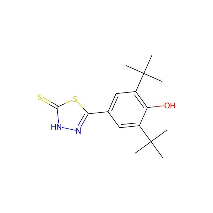 2,6-Di(tert-butyl)-4-(5-sulfanyl-1,3,4-thiadiazol-2-yl)benzenol -  CAS No(130116-03-9) by Aladdin Scientific