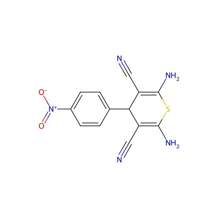 2,6-diamino-4-(4-nitrophenyl)-4H-thiopyran-3,5-dicarbonitrile - ≥95% CAS No(127118-57-4) by Aladdin Scientific