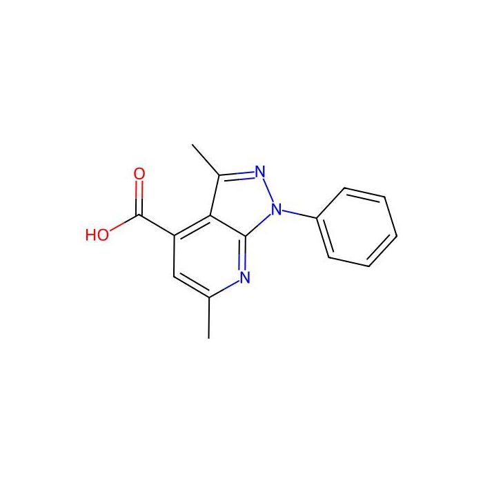 3,6-dimethyl-1-phenyl-1H-pyrazolo[3,4-b]pyridine-4-carboxylic acid - ≥97% CAS No(319923-90-5) by Aladdin Scientific