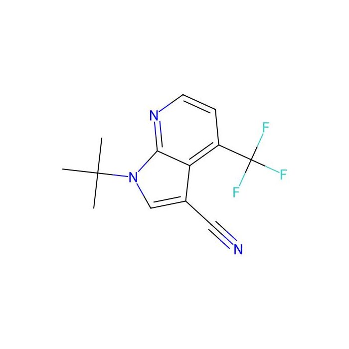 1-(1,1-Dimethylethyl)-4-(trifluoromethyl)-1H-pyrrolo[2,3-b]pyridine-3-carbonitrile - ≥95% CAS No(1146221-86-4) by Aladdin Scientific