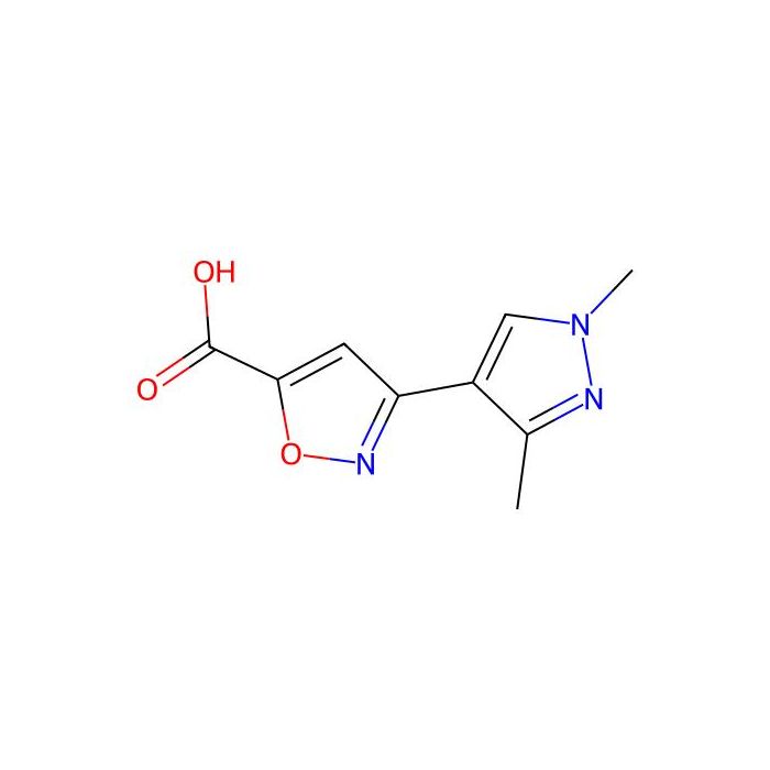 3-(1,3-dimethyl-1H-pyrazol-4-yl)isoxazole-5-carboxylic acid - ≥95% CAS No(957484-20-7) by Aladdin Scientific