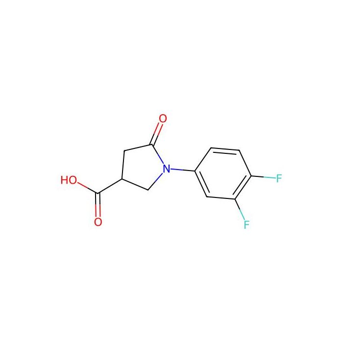 1-(3,4-Difluorophenyl)-5-oxopyrrolidine-3-carboxylic acid - ≥98% CAS No(496941-62-9) by Aladdin Scientific
