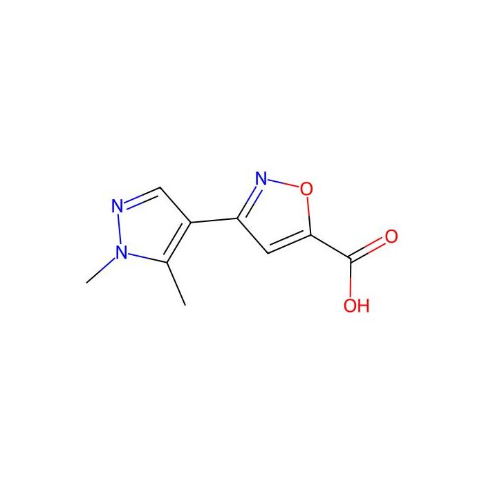 3-(1,5-Dimethyl-1H-pyrazol-4-yl)-isoxazole-5-carboxylic acid - ≥95% CAS No(957484-18-3) by Aladdin Scientific