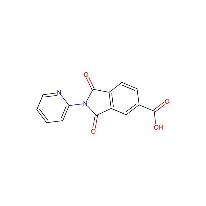 1,3-Dioxo-2-(pyridin-2-yl)-2,3-dihydro-1H-isoindole-5-carboxylic acid - ≥95% CAS No(186384-46-3) by Aladdin Scientific