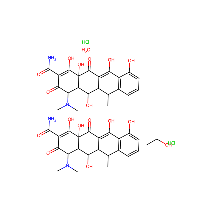 Doxycycline hyclate - analytical standard CAS No(24390-14-5) by Aladdin Scientific