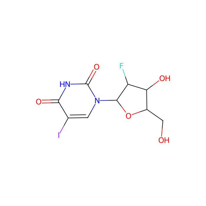 1-(2-Deoxy-2-fluoro-β-D-arabinofuranosyl)-5-iodouracil - ≥98% CAS No(69123-98-4) by Aladdin Scientific