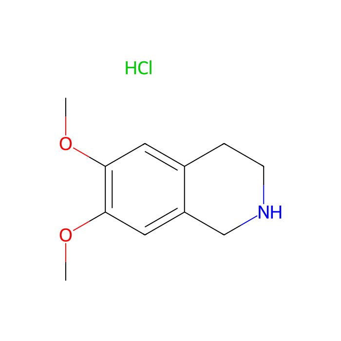 6,7-Dimethoxy-1,2,3,4-tetrahydroisoquinoline hydrochloride - ≥98% CAS No(2328-12-3) by Aladdin Scientific
