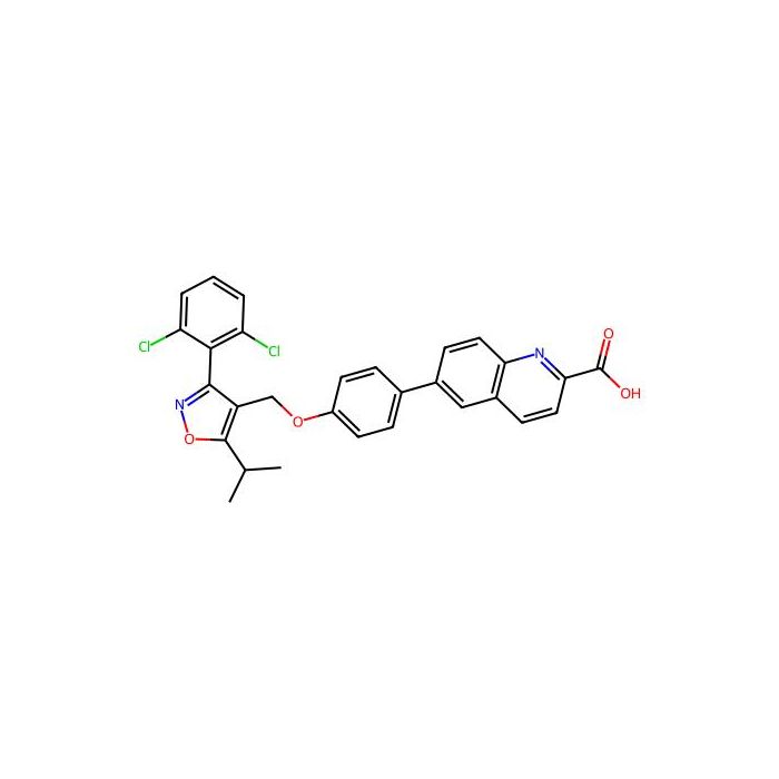6-(4-{[3-(2,6-Dichlorophenyl)-5-(1-Methylethyl)isoxazol-4-Yl]methoxy}phenyl)quinoline-2-Carboxylic Acid -  CAS No(1020567-30-9) by Aladdin Scientific