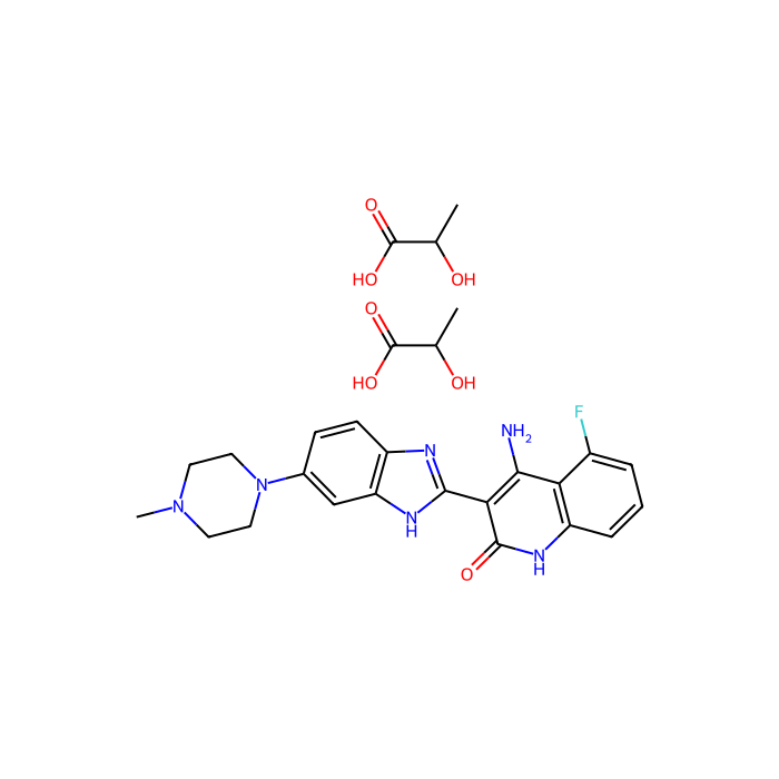 Dovitinib (TKI-258) Dilactic Acid - ≥98% CAS No(852433-84-2) by Aladdin Scientific