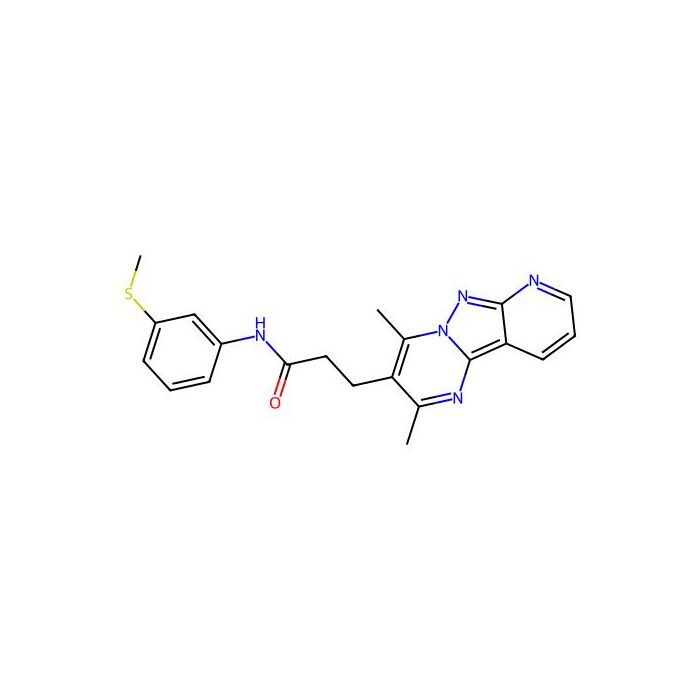 3-(2,4-Dimethylpyrido[2',3':3,4]pyrazolo[1,5-a]pyrimidin-3-yl)-N-(3-(methylthio)phenyl)propanamide - ≥98% CAS No(902614-04-4) by Aladdin Scientific