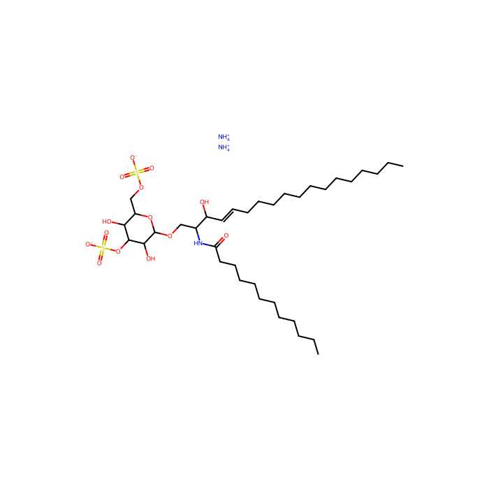 3,6-di-O-sulfo-D-galactosyl-ß1-1'-N-lauroyl-D-erythro-sphingosine (ammonium salt) - ≥99% CAS No(852043-40-4) by Aladdin Scientific