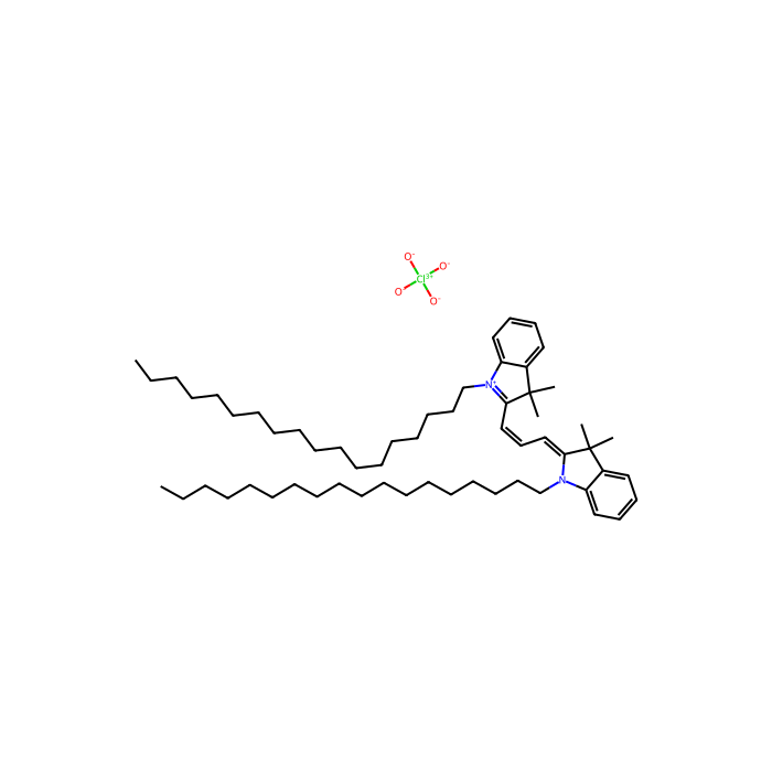 1,1'-Dioctadecyl-3,3,3',3'-tetramethylindocarbocyanine perchlorate(DiI) - for fluorescenceAnalysis, ≥98% CAS No(41085-99-8) by Aladdin Scientific