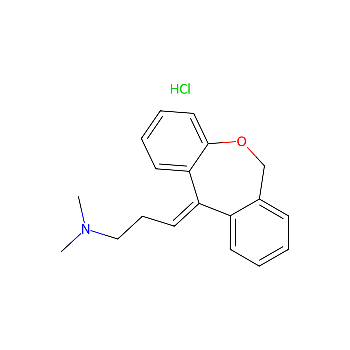 Doxepin hydrochloride (mixture of isomers) - ≥98% CAS No(1229-29-4) by Aladdin Scientific