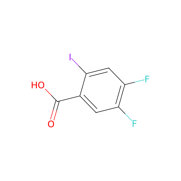 4,5-Difluoro-2-iodobenzoic acid - ≥98% CAS No(130137-05-2) by Aladdin Scientific
