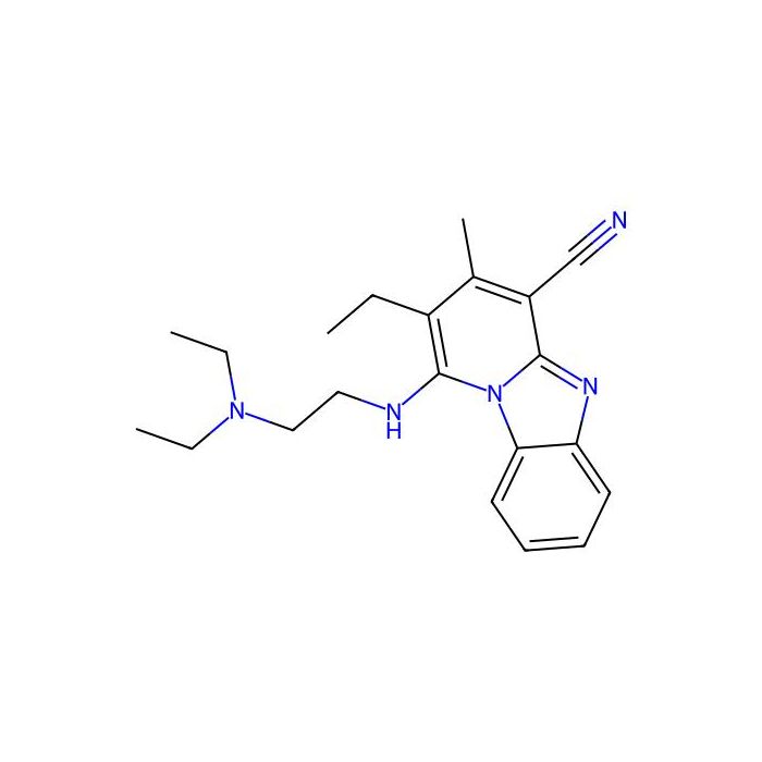 1-{[2-(Diethylamino)ethyl]amino}-2-ethyl-3-methylpyrido[1,2-a]benzimidazole-4-carbonitrile - ≥99% CAS No(384376-42-5) by Aladdin Scientific