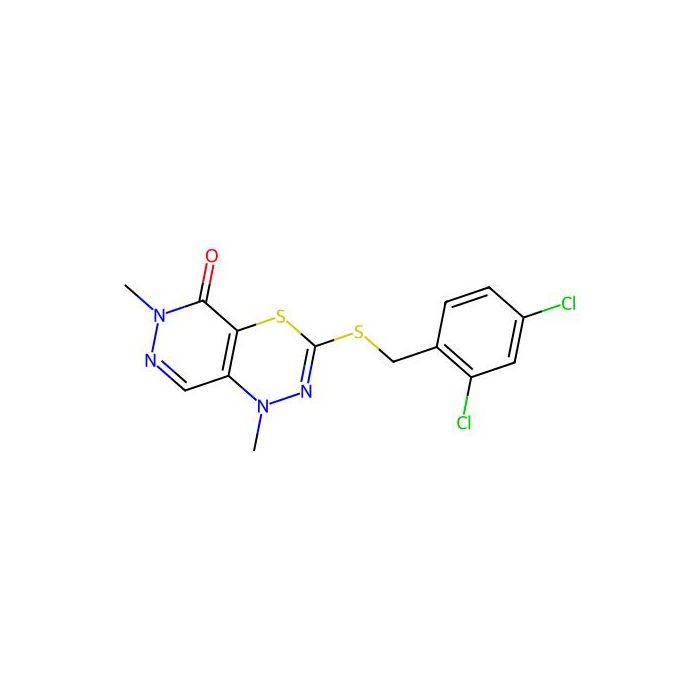 3-[(2,4-Dichlorophenyl)methylsulfanyl]-1,6-dimethylpyridazino[4,5-e][1,3,4]thiadiazin-5-one - ≥99% CAS No(245728-44-3) by Aladdin Scientific