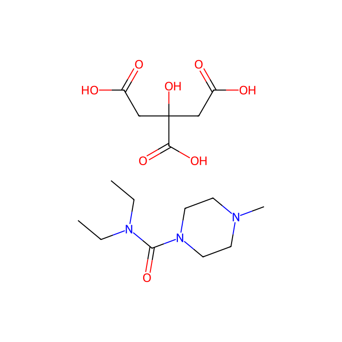 Diethylcarbamazine Citrate - ≥98%(T) CAS No(1642-54-2) by Aladdin Scientific