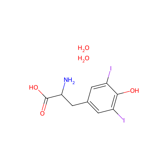 3,5-Diiodo-L-tyrosine dihydrate - ≥98% CAS No(18835-59-1) by Aladdin Scientific