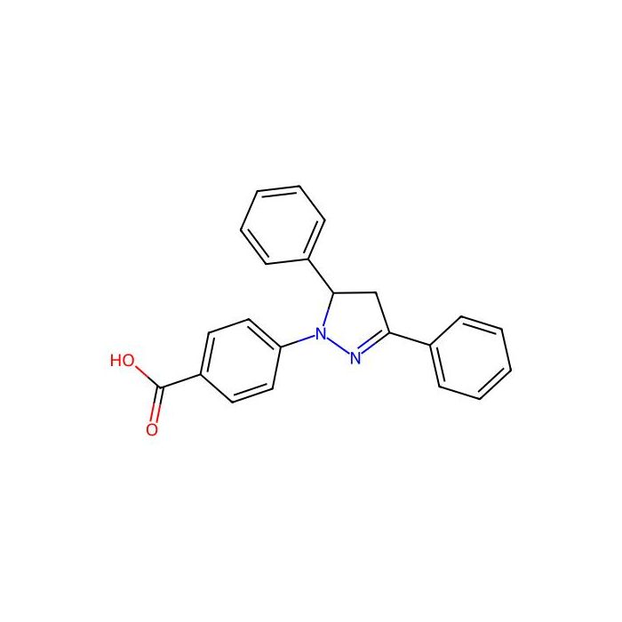 4-(3,5-Diphenyl-4,5-dihydro-pyrazol-1-yl)-benzoic acid - ≥99% CAS No(64433-38-1) by Aladdin Scientific