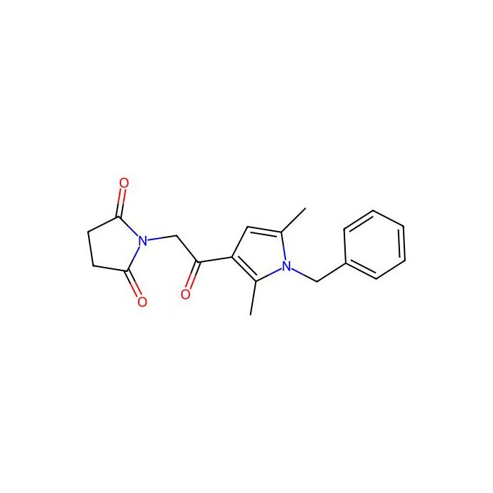 1-[2-[2,5-Dimethyl-1-(phenylmethyl)-3-pyrrolyl]-2-oxoethyl]pyrrolidine-2,5-dione - ≥98% CAS No(852230-33-2) by Aladdin Scientific