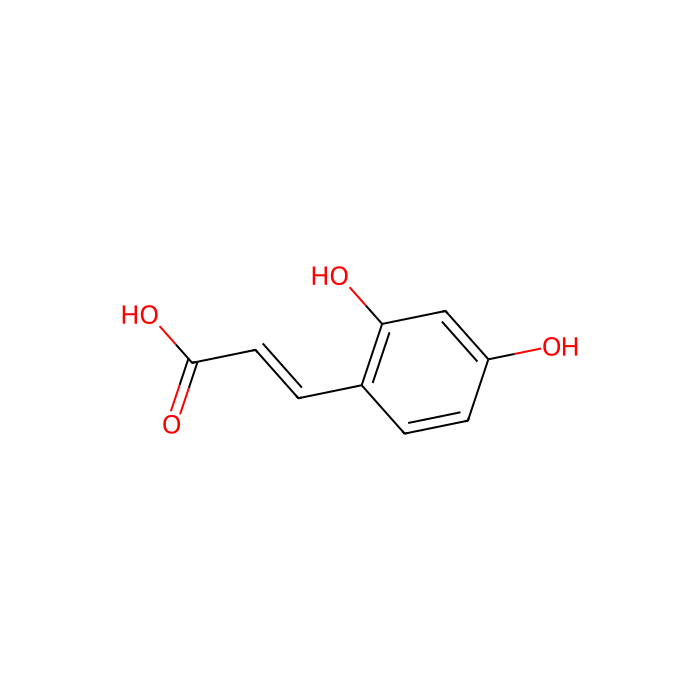 2,4-Dihydroxycinnamic acid - ≥97% CAS No(614-86-8) by Aladdin Scientific