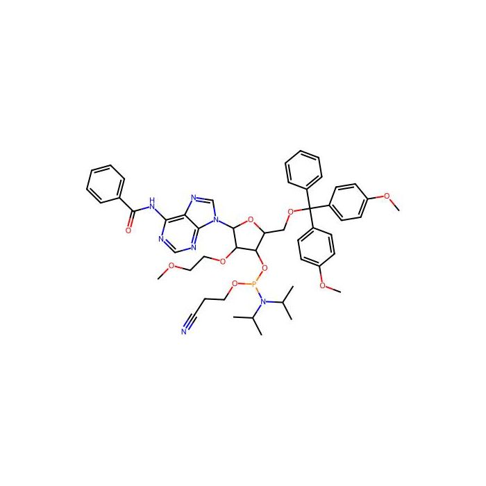 DMT-2'-O-MOE-rA(Bz) phosphoramidite - Moligand™, 10 mM in DMSO CAS No(251647-53-7) by Aladdin Scientific