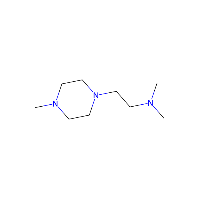 1-(2-Dimethylaminoethyl)-4-methylpiperazine - ≥98%(GC) CAS No(104-19-8) by Aladdin Scientific