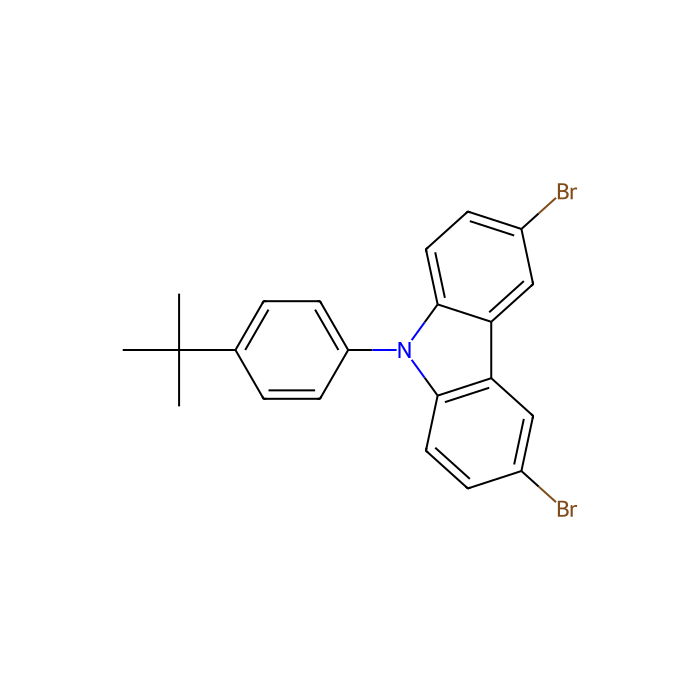 3,6-Dibromo-9-(4-tert-butylphenyl)-9H-carbazole - ≥98% CAS No(741293-42-5) by Aladdin Scientific