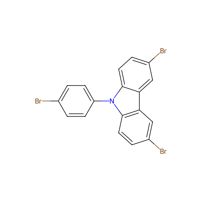 3,6-Dibromo-9-(4-bromophenyl)carbazole - ≥98%(HPLC) CAS No(73087-83-9) by Aladdin Scientific