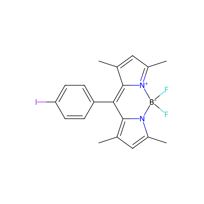 [1-[(3,5-Dimethyl-1H-pyrrol-2-yl)(3,5-dimethyl-2H-pyrrol-2-ylidene)methyl]-4-iodobenzene](difluoroborane) - ≥98% CAS No(250734-47-5) by Aladdin Scientific