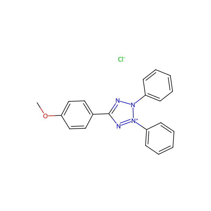 2,3-Diphenyl-5-(4-methoxyphenyl)tetrazolium Chloride - ≥80%(T) CAS No(10560-45-9) by Aladdin Scientific