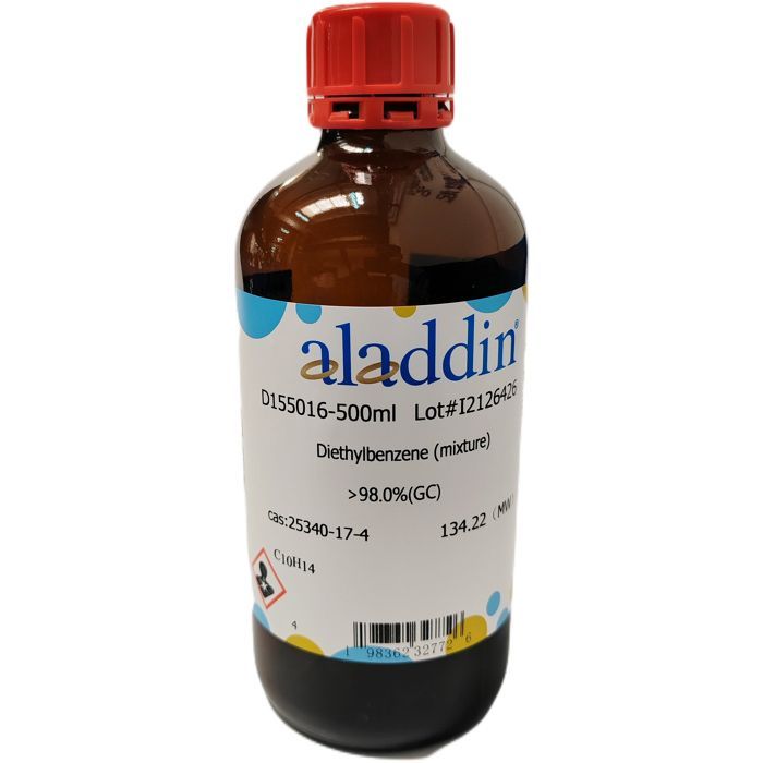 Diethylbenzene (mixture) - ≥98%(GC) CAS No(25340-17-4) by Aladdin Scientific