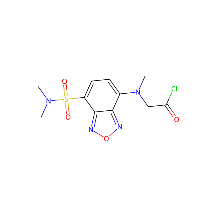 DBD-COCl [=4-(N,N-Dimethylaminosulfonyl)-7-(N-chloroformylmethyl-N-methylamino)-2,1,3-benzoxadiazole] [for HPLC Labeling] - ≥93%(T) CAS No(156153-43-4) by Aladdin Scientific