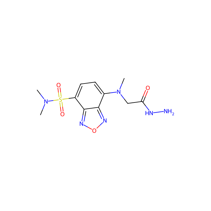 DBD-CO-Hz [=4-(N,N-Dimethylaminosulfonyl)-7-(N-hydrazinocarbonylmethyl-N-methyl)amino-2,1,3-benzoxadiazole] [for HPLC Labeling] - ≥98%(HPLC) CAS No(179951-63-4) by Aladdin Scientific