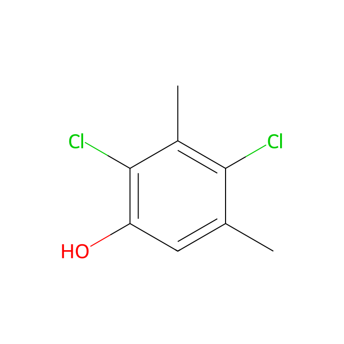2,4-Dichloro-3,5-dimethylphenol - ≥92%, Containing 6% isomer CAS No(133-53-9) by Aladdin Scientific