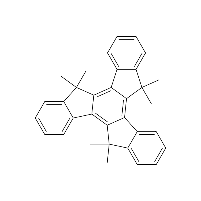 10,15-Dihydro-5,5,10,10,15,15-hexamethyl-5H-tribenzo[a,f,k]trindene - ≥98% CAS No(597554-76-2) by Aladdin Scientific
