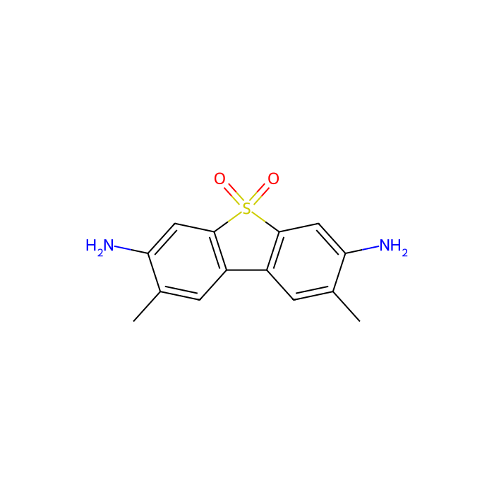 3,7-Diamino-2,8-dimethyldibenzothiophene Sulfone (contains 2,6-Dimethyl isomer) - ≥70%(HPLC) CAS No(55011-44-4) by Aladdin Scientific