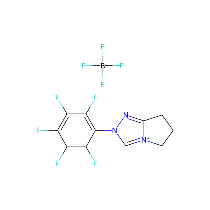 6,7-Dihydro-2-pentafluorophenyl-5H-pyrrolo[2,1-c][1,2,4]triazolium Tetrafluoroborate - ≥98%(HPLC) CAS No(862095-91-8) by Aladdin Scientific