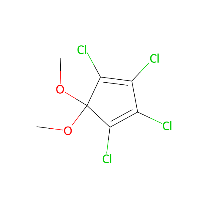 5,5-Dimethoxy-1,2,3,4-tetrachlorocyclopentadiene - ≥95%(GC) CAS No(2207-27-4) by Aladdin Scientific