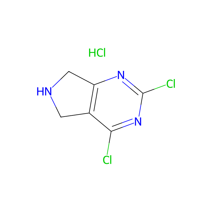2,4-Dichloro-6,7-dihydro-5H-pyrrolo[3,4-d]pyrimidine hydrochloride - ≥97% CAS No(1190927-74-2) by Aladdin Scientific