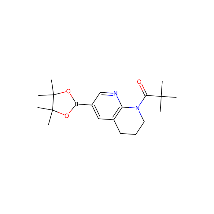 2,2-Dimethyl-1-(6-(4,4,5,5-tetramethyl-1,3,2-dioxaborolan-2-yl)-3,4-dihydro-1,8-naphthyridin-1(2H)-yl)propan-1-one -  CAS No(1222533-83-6) by Aladdin Scientific