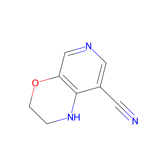 2,3-Dihydro-1H-pyrido[3,4-b][1,4]oxazine-8-carbonitrile -  CAS No(1228666-02-1) by Aladdin Scientific