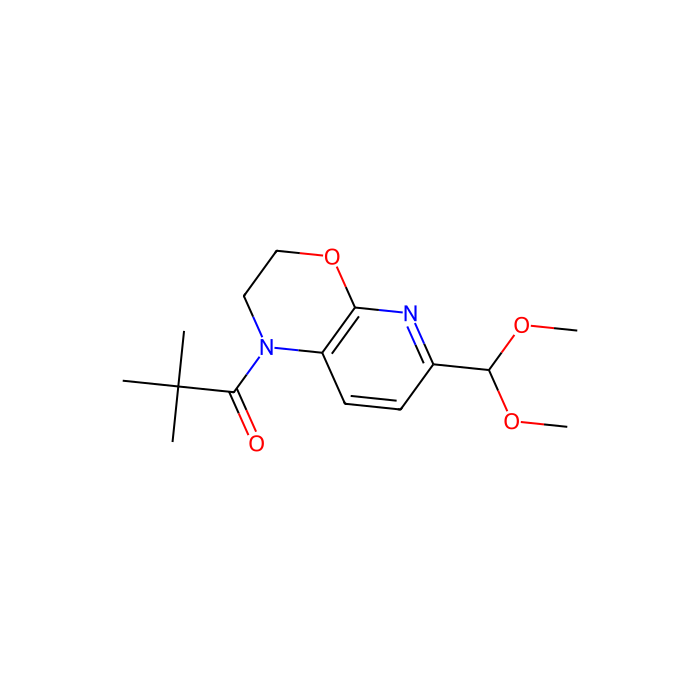 1-(6-(Dimethoxymethyl)-2,3-dihydro-1H-pyrido[2,3-b][1,4]oxazin-1-yl)-2,2-dimethylpropan-1-one -  CAS No(1261365-93-8) by Aladdin Scientific