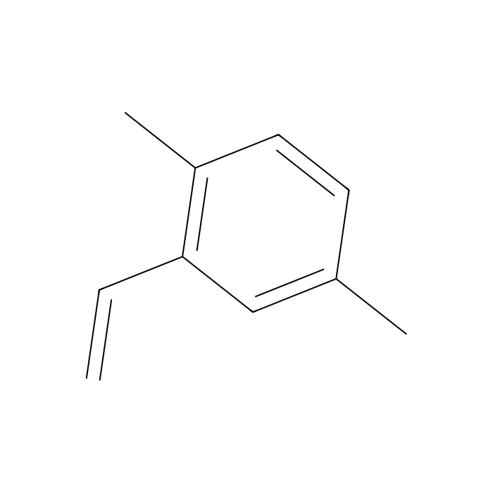 2,5-Dimethylstyrene - ≥98%, contains 500 ppm tert-Butylcatechol as stabilizer CAS No(2039-89-6) by Aladdin Scientific