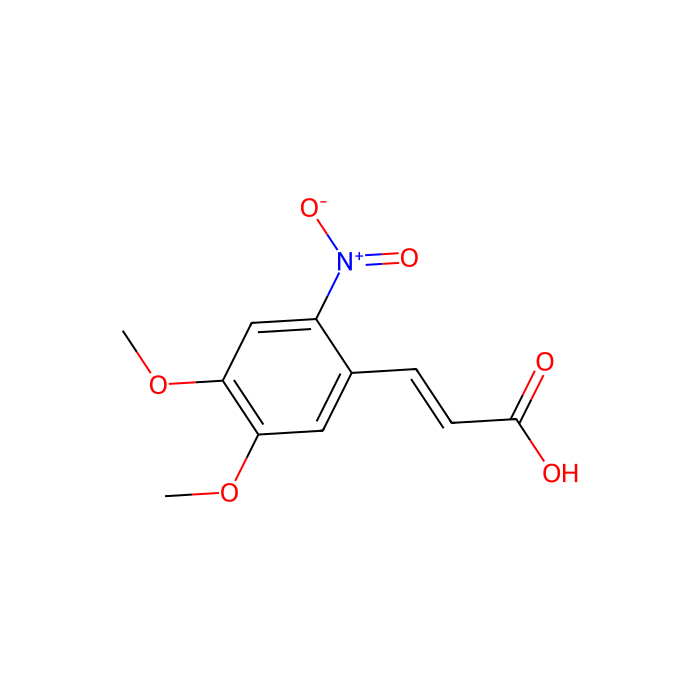 4,5-Dimethoxy-2-nitrocinnamic acid - ≥97% CAS No(20567-38-8) by Aladdin Scientific