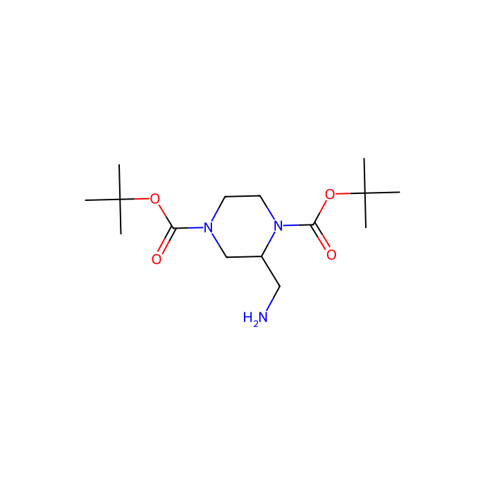 1,4-di-tert-butyl 2-(aminomethyl)piperazine-1,4-dicarboxylate - ≥97% CAS No(1256815-07-2) by Aladdin Scientific