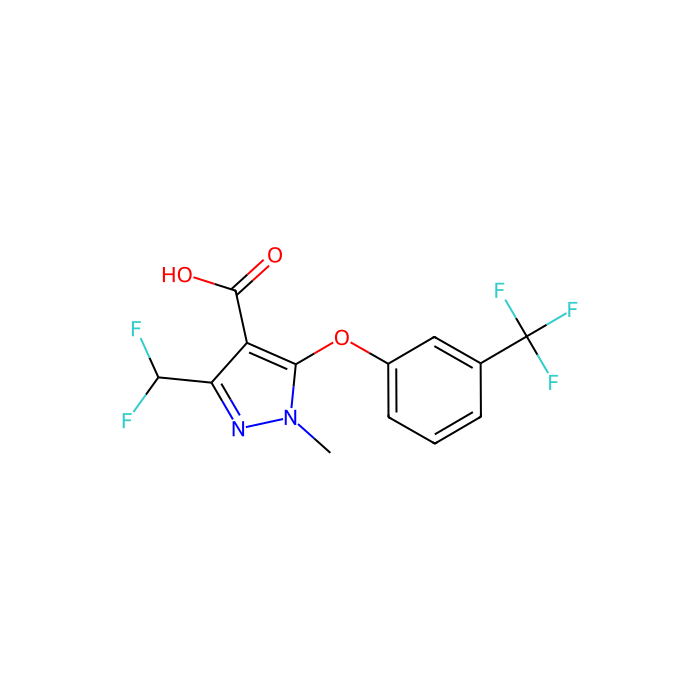 3-(difluoromethyl)-1-methyl-5-[3-(trifluoromethyl)phenoxy]-1H-pyrazole-4-carboxylic acid - ≥97% CAS No(1369490-06-1) by Aladdin Scientific