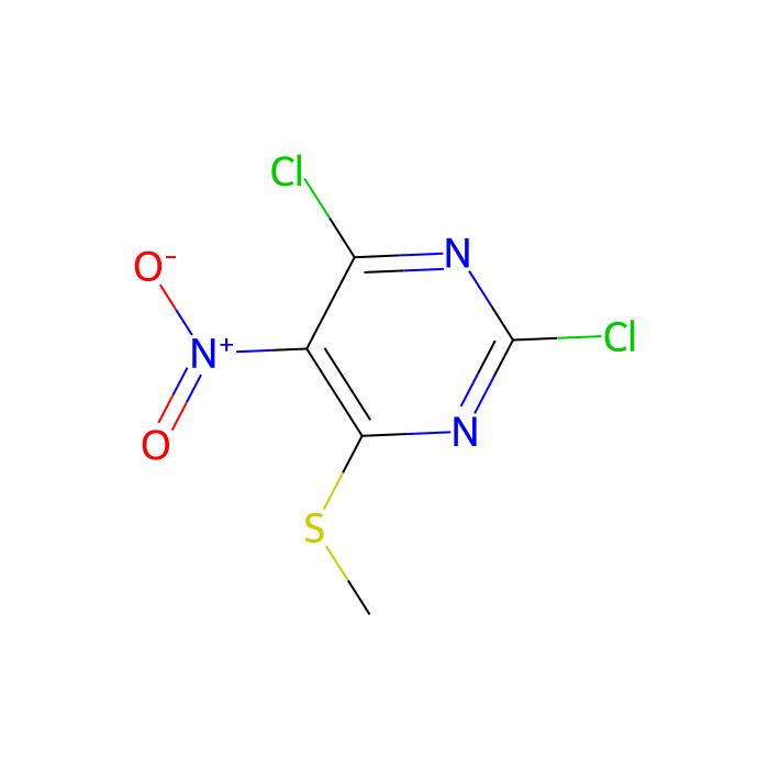 2,4-dichloro-6-(methylsulfanyl)-5-nitropyrimidine - ≥97% CAS No(1451885-60-1) by Aladdin Scientific