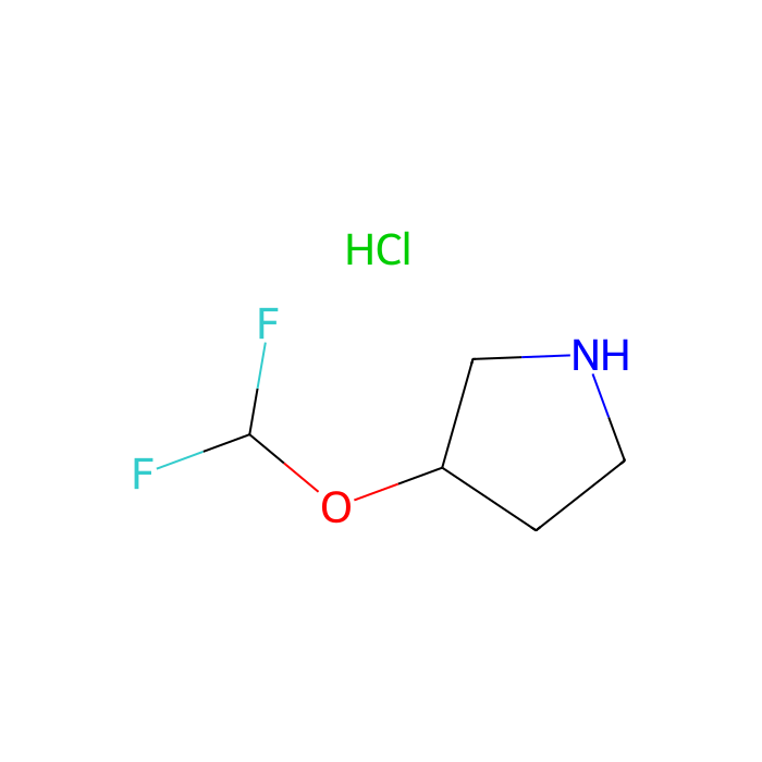 3-(difluoromethoxy)pyrrolidine hydrochloride - ≥97% CAS No(1638772-00-5) by Aladdin Scientific