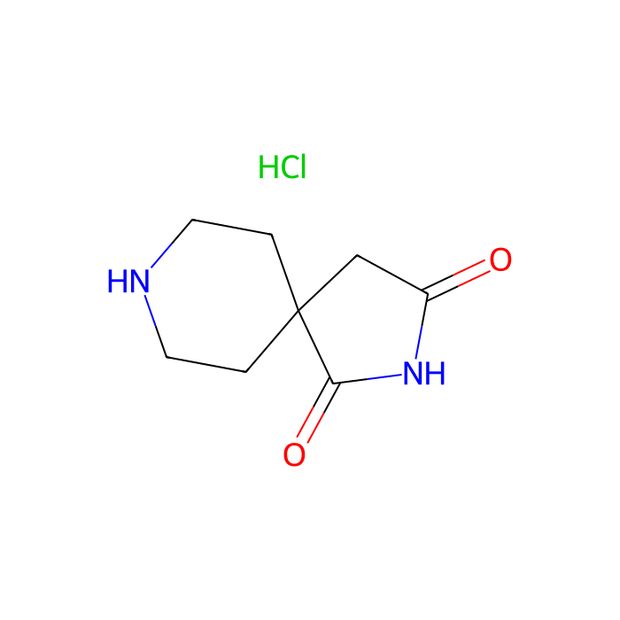 2,8-diazaspiro[4.5]decane-1,3-dione hydrochloride - ≥97% CAS No(2696-03-9) by Aladdin Scientific